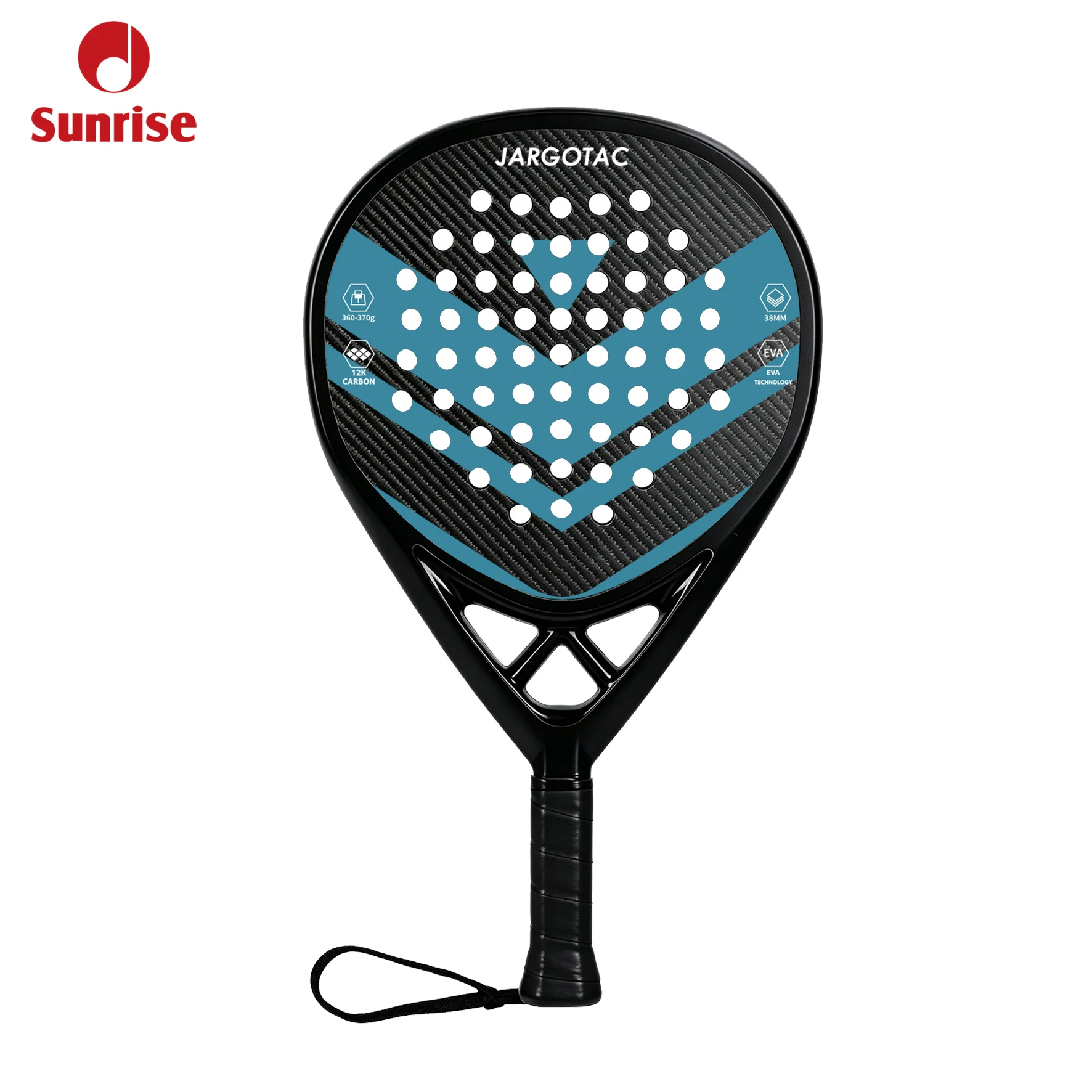 Professional SA002 Padel Paddle 3k Carbon Fiber Teardrop High Quality Eva Core T700 Graphite Woven Carbon Sports