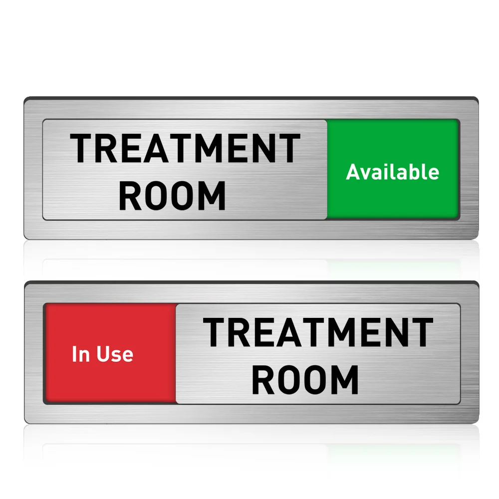 2Pcs Red Green In Use Available Privacy Door Signs For Conference Room Bathrooms Occupied Vacant Indicator Plaques Signage