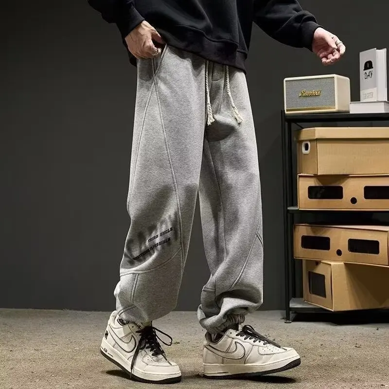 

Men's autumn and winter leggings, men's loose fit new sports pants