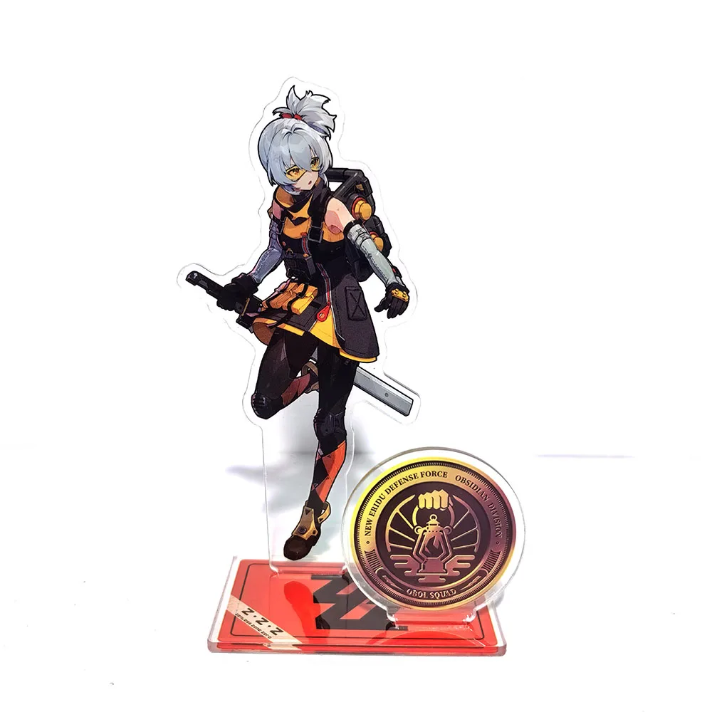

New Hot Game Zenless Zone Zero Nicole Demara Billy Kid Von Lycaon Acrylic Stand Model Plate Keychain Desk Decor Collection gift