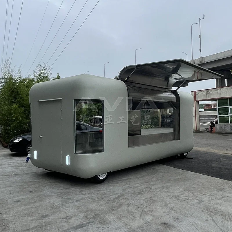 Yuncang Internet celebrity dining car Mobile coffee truck Milk tea ice cream Commercial street sale