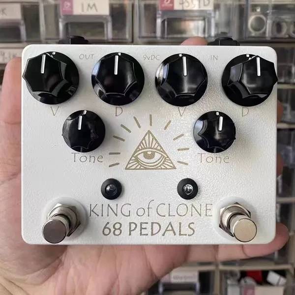 68pedals King Of Clone Overdrive Guitar Effect Pedal Handwired by