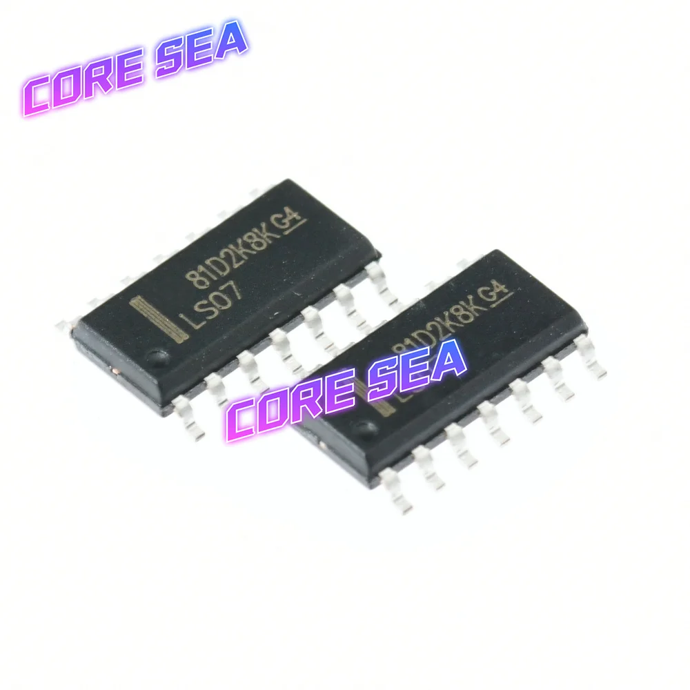 SN74LS07DR 74LS07 LS07 SMT SOP14 3.9MM SMT Circuito Integrado LS07 LSO7