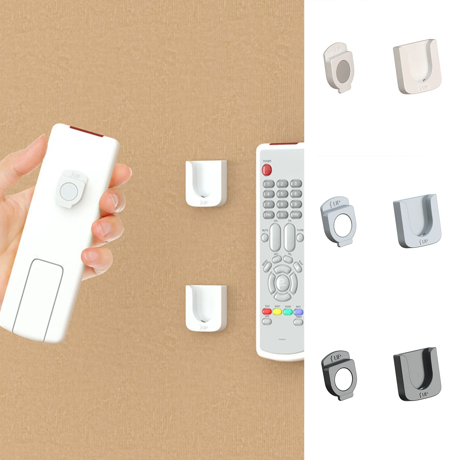 1Pcs Round Magnetic Hooks Wall Mount Strong Magnet Holder for Fridge Sticker Remote Control Storage Holder Home Organizer Hook