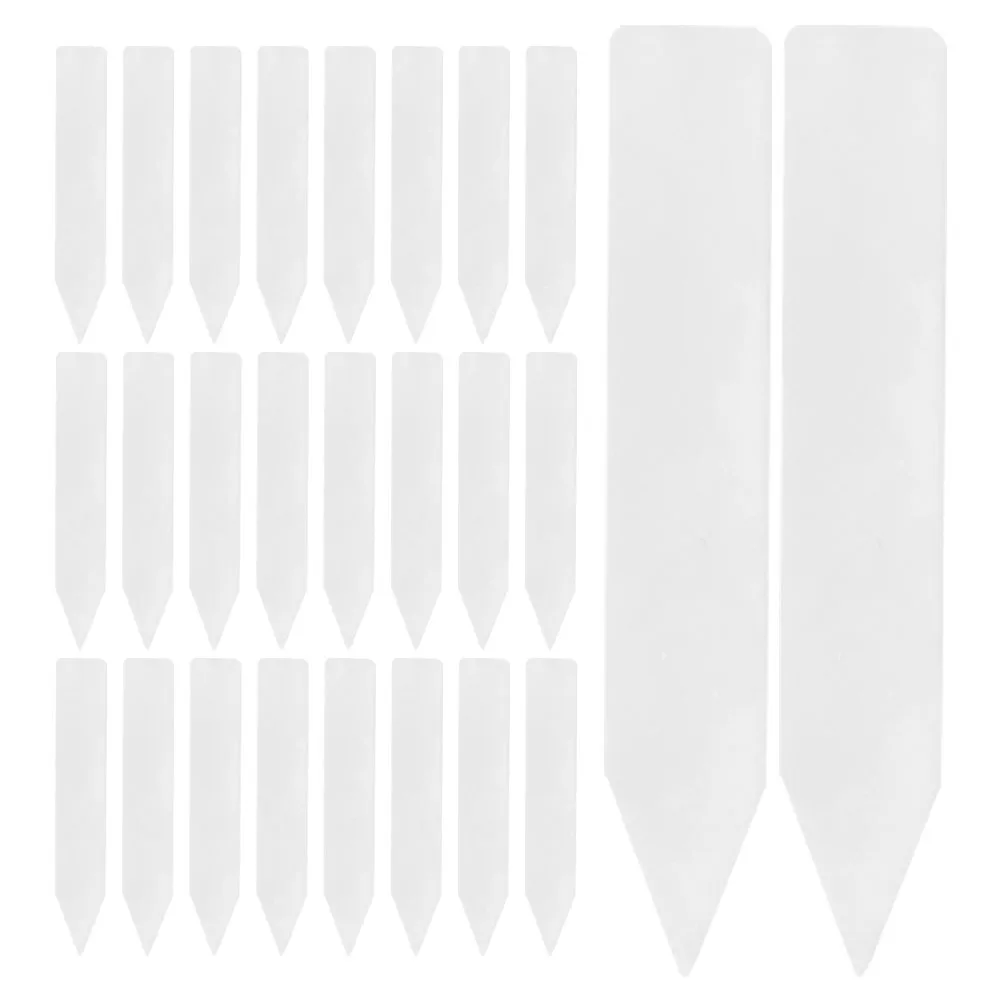 100 قطعة من ملصقات نباتات الحديقة مقاومة للبهتان وسهلة الإدراج أوتاد بلاستيكية لخضروات الأعشاب والعصارة والبستنة الداخلية والخارجية #1