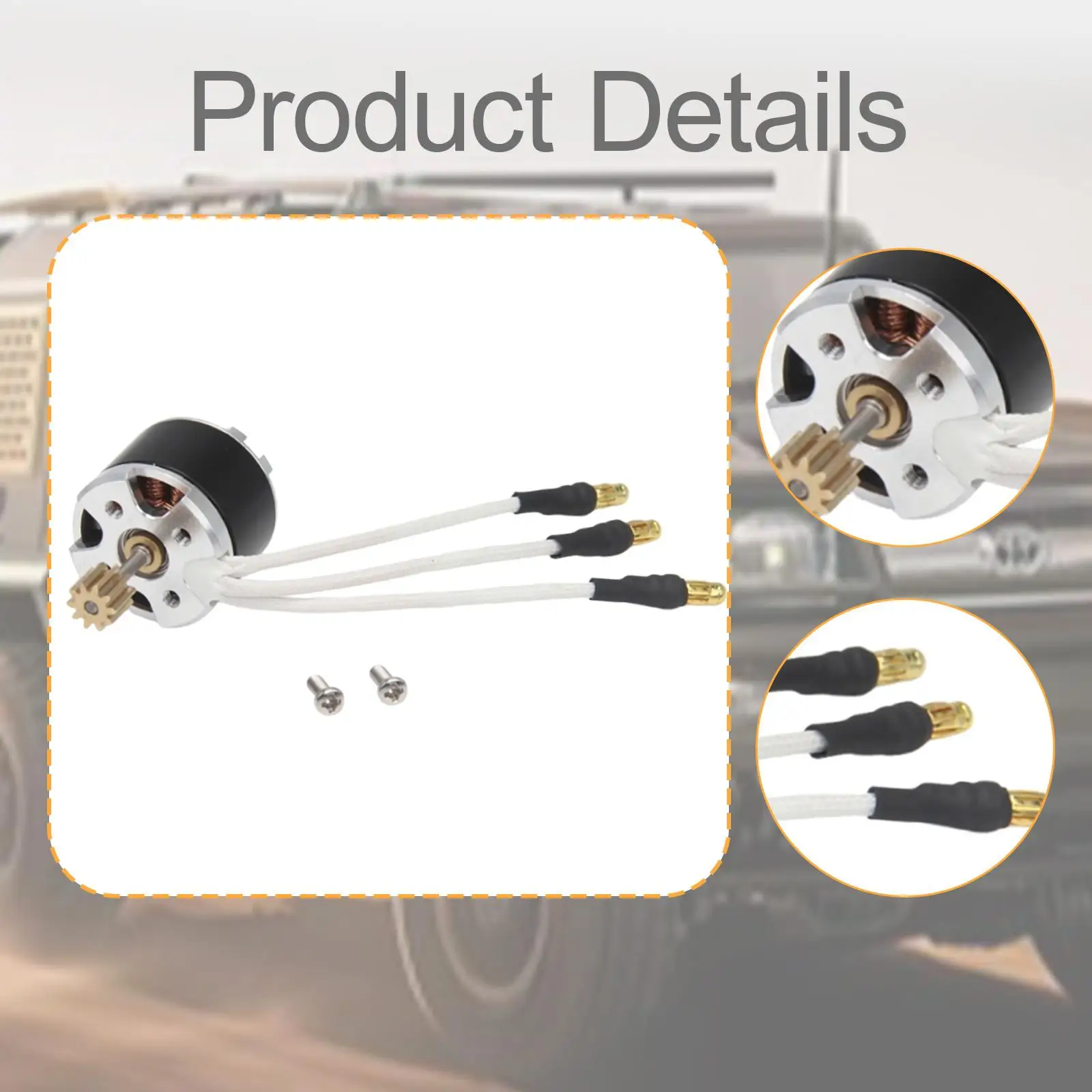 Moteur sans balais 1:12, accessoires de remplacement pour MN82 MN168 MN78