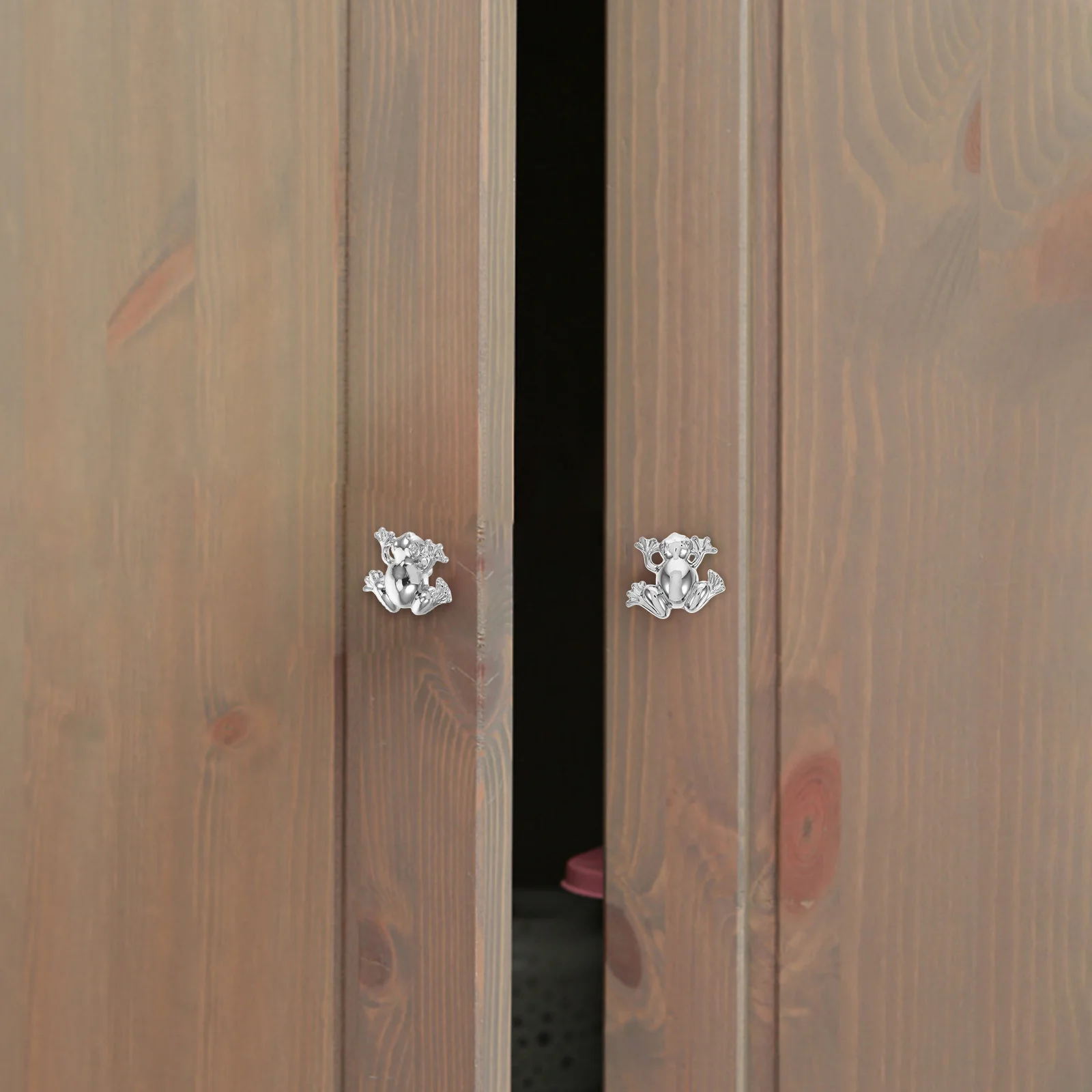 

Cute Frog Pull Wardrobe Handle Animal Knob Cartoon Furniture Handle Metal Cabinet Drawer Pulls Door Handles for Kids Bedroom