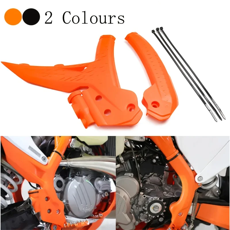 Osłony ramy motocykla, lewa i prawa, pasujące do KTM EXC XC SX SXF XCW 2023-2026, ochraniacze ramy, obudowa ochronna.