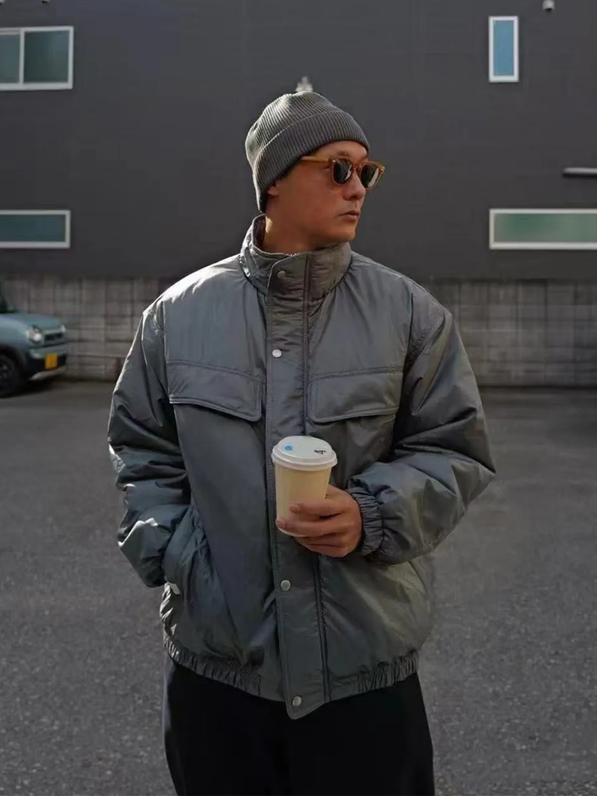 

MADNESS 25AW Autumn and Winter Clothing Thickened Warm Windproof Jacket Cotton Coat for Men