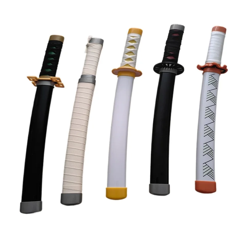 Demon Slayer Kimetsu no Yaiba Inosuke 16.5inch Plastic Katana Model Cosplay Anime Tanjirou 42cm Sword