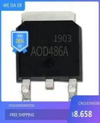 

new%100 D486A AOD486A MOS 50A 40V