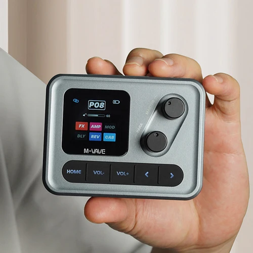 Imagen 2 del producto Nuevo M VAVE ket Amp Pedal de efecto bajo de guitarra portátil Wirel Bluetooth grabación interna Single Blo M-VAVE