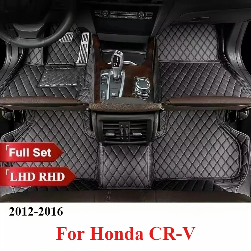 

Car Floor Mats For Honda CR-V CRV 2016 2015 2014 2013 2012 Auto Accessories Carpets Custom Styling Parts Protector Covers