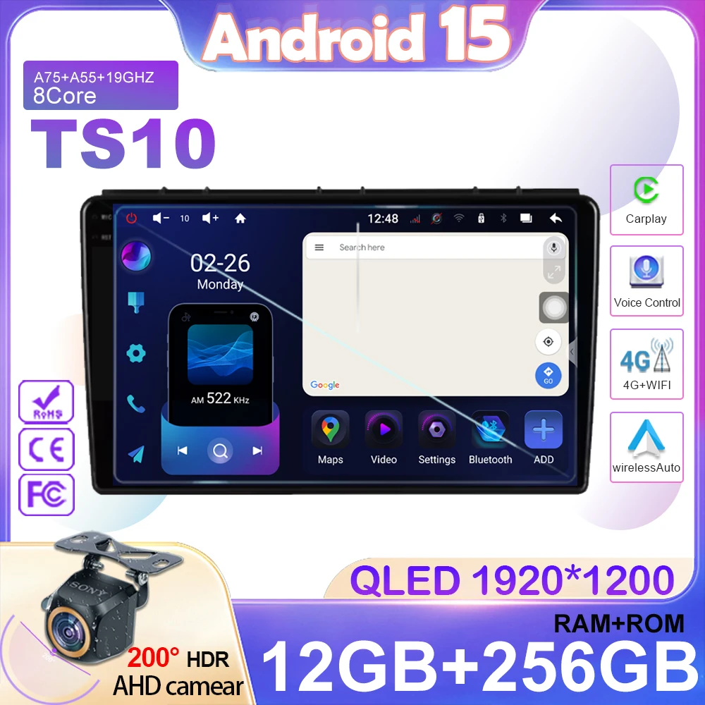 

Android 15 Car Multimedia Radio Player For Alfa Romeo Giulietta 940 2013 -2023 4G GPS Navigation CarPlay Auto Bluetooth DSP WIFI