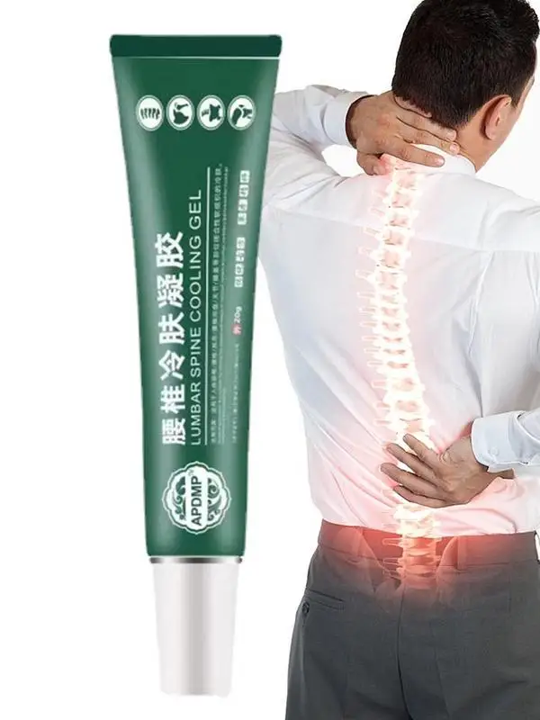 Salep nyeri tulang belakang nyeri bahu Gel hijau nyeri sendi Lumbar Gel kompres dingin 20g Gel pendingin Lumbar baru