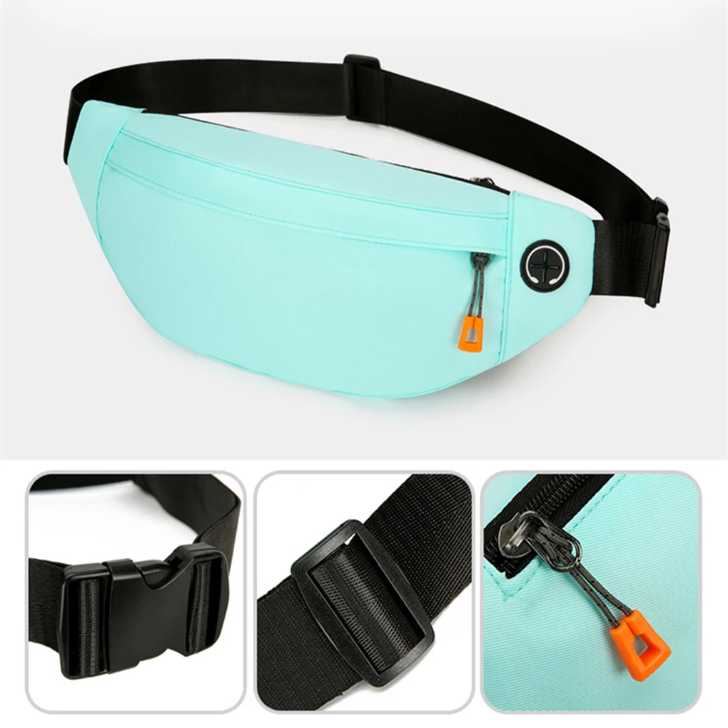 Scratch-proof And Tear-resistant Bag Fanny Pack For Sports Enthusiasts Casual Waist Bag Fanny Wallet Black