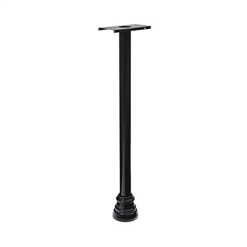 

Aluminum Post Standard Mailboxes Rust-Proof & Durable Easy Installation Black Powder-Coated Finish Supports up to 100 lbs.