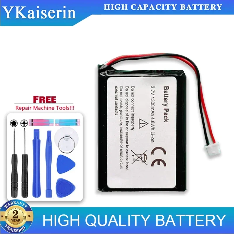 1300mAh Replacement Battery for TomTom one V2 V3 V5 XL Europe Dach TML Rider IQ Routes S4L Rider 2nd 4K00.100 GPS