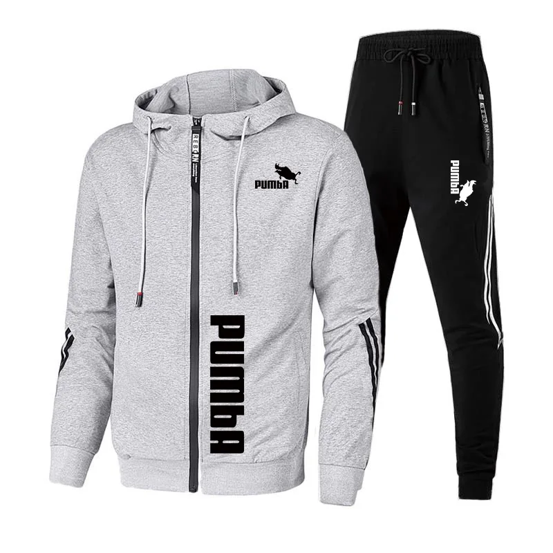 Hot Sales Trainings anzug Männer reisen Sweatshirts für Männer täglich Dressing Herren Set Parkas Mantel und Jogging hose Outdoor Sport Hoodie Anzug