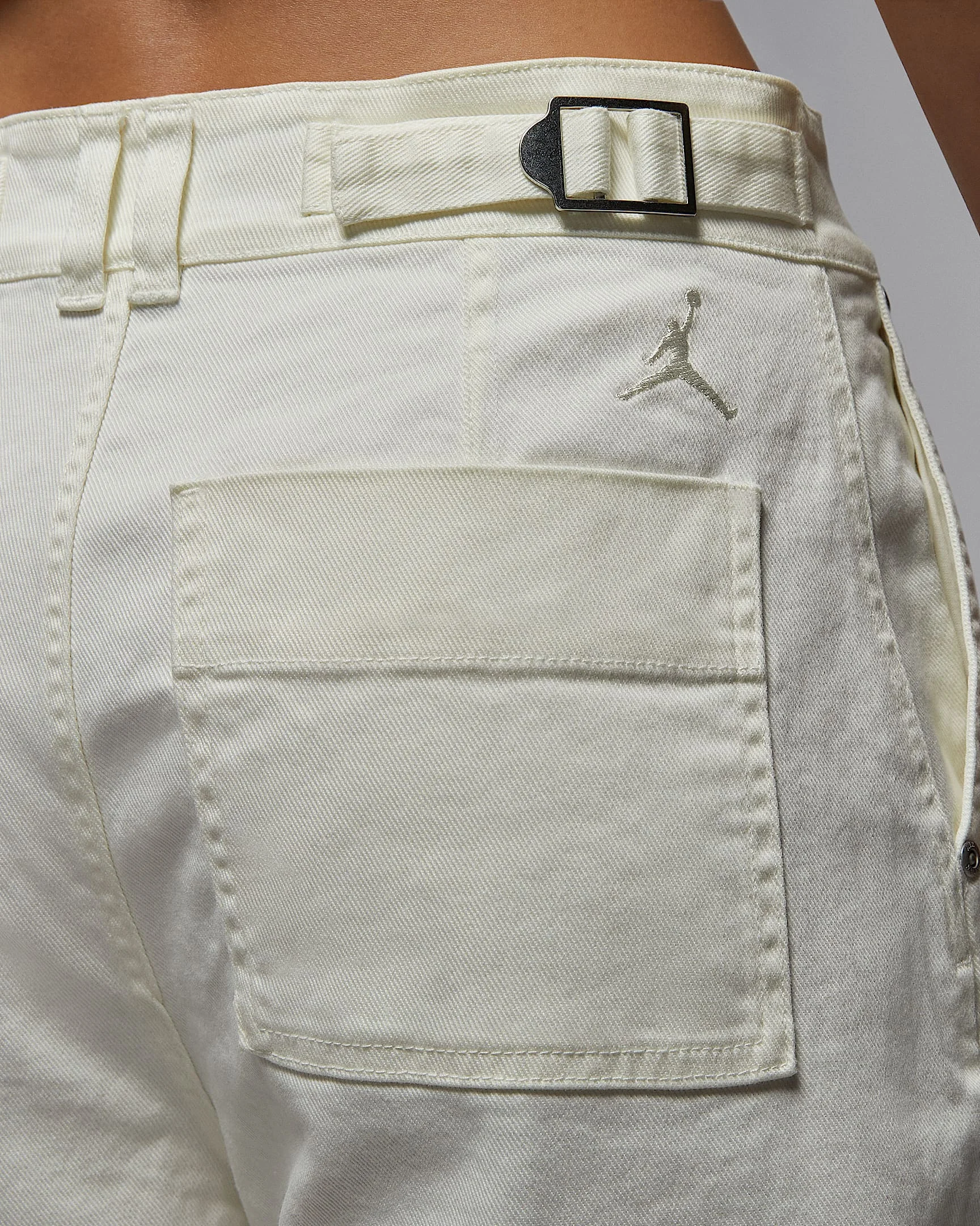 بنطال جوردان فلايت 91 للسيدات فضفاض وواسع الساق #4