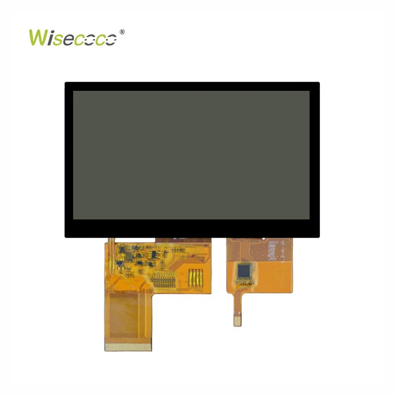 Custom 4.3 Inch 800*480 TFT LCD Display Module Panel 24 Bit RGB Interface I2C Touch Screen