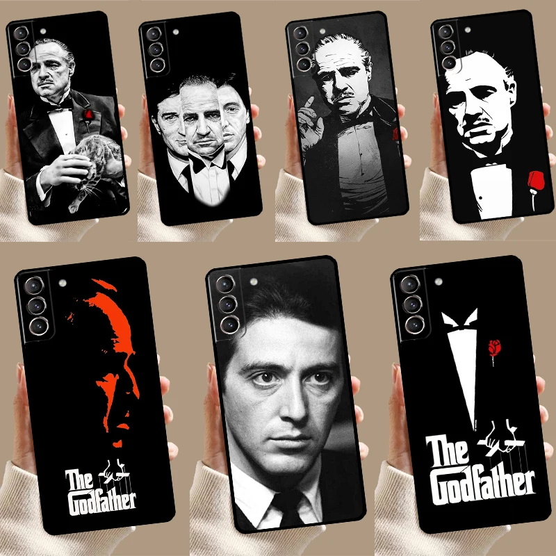 The Godfather Don Corleone Case For Samsung Galaxy S23 Ultra S24 S22 Note 20 Ultra 10 Plus S8 S9 S10 S20 S21 FE Cover