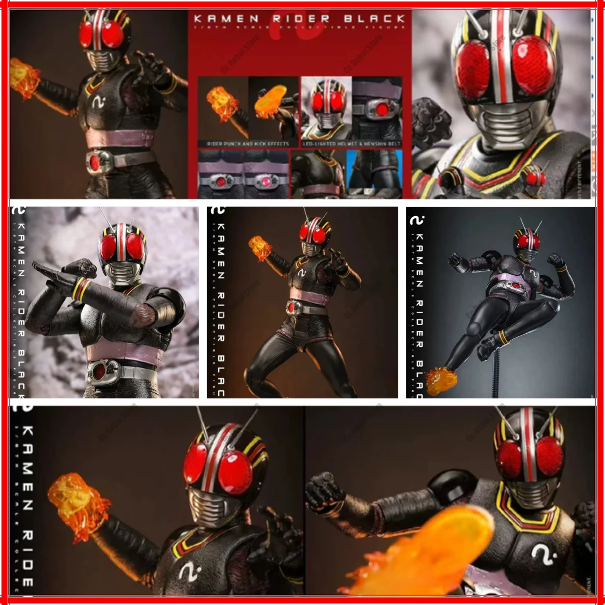 

Original CJ HotToys HT 1/6 Kamen Rider Negro TMS158 Anime Figure Model Toy in Stock