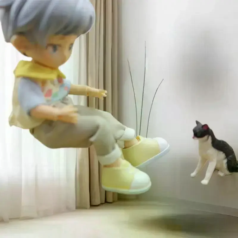 Simulation Mini Plastic Chairs; Five-Piece Dollhouse Furniture Set; Small Stool Models; 1/12 Scale Pretend Play Toy for Kids.