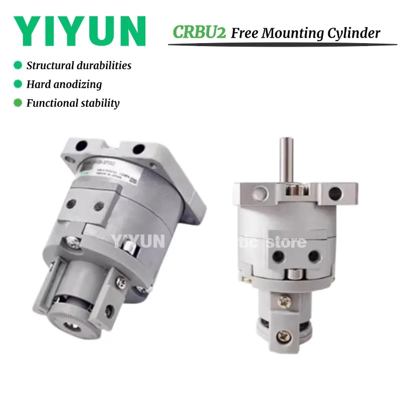 

CRBU2W CRBU2WU CDRBU2W CDRBU2WU10,15,20,30,40-90SZ 40-180SZ 40-270SZ S YIYUN Поворотный цилиндр со свободным монтажем серии CRBU2