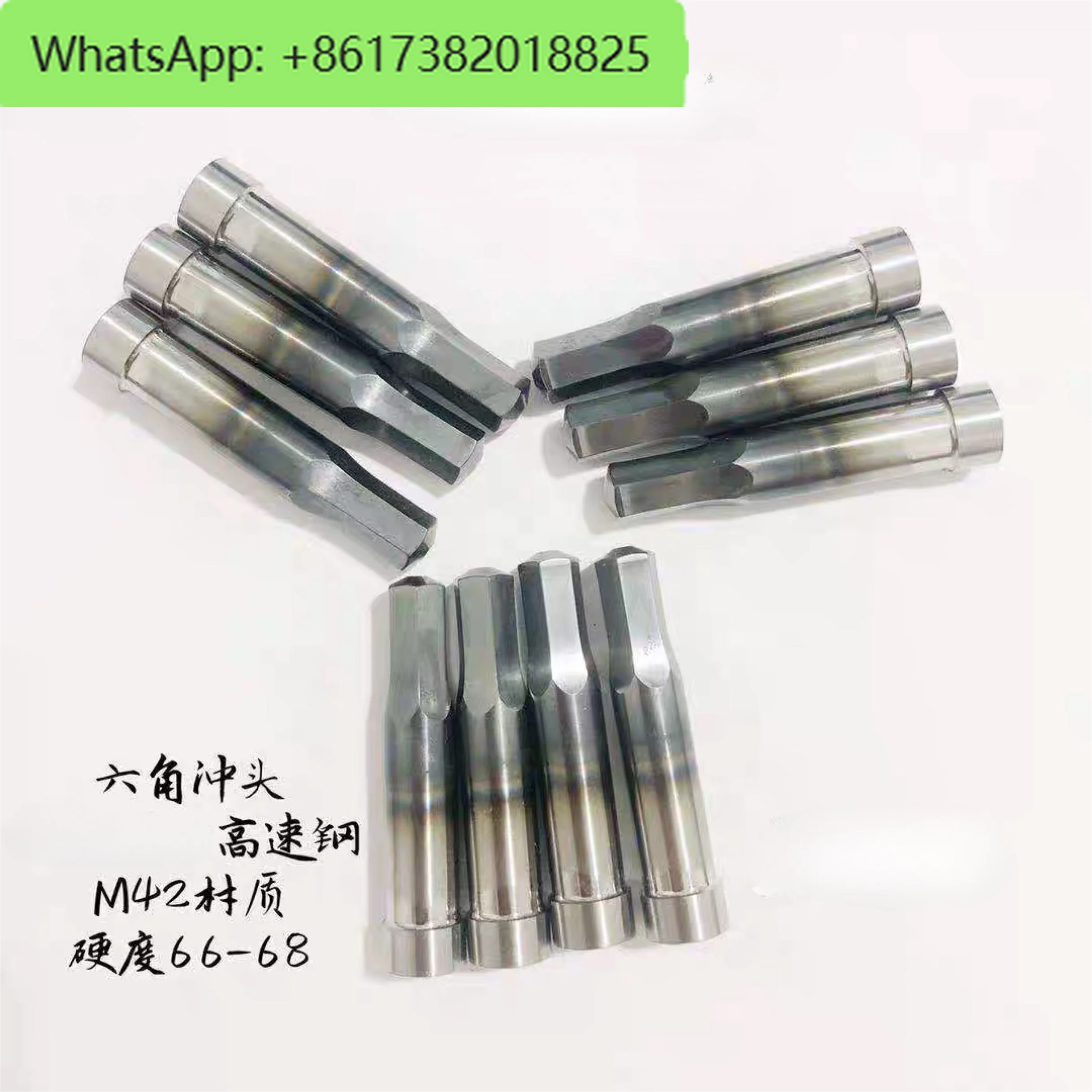 High-speed steel, hexagonal punch, punch rod, cold pier cold beating