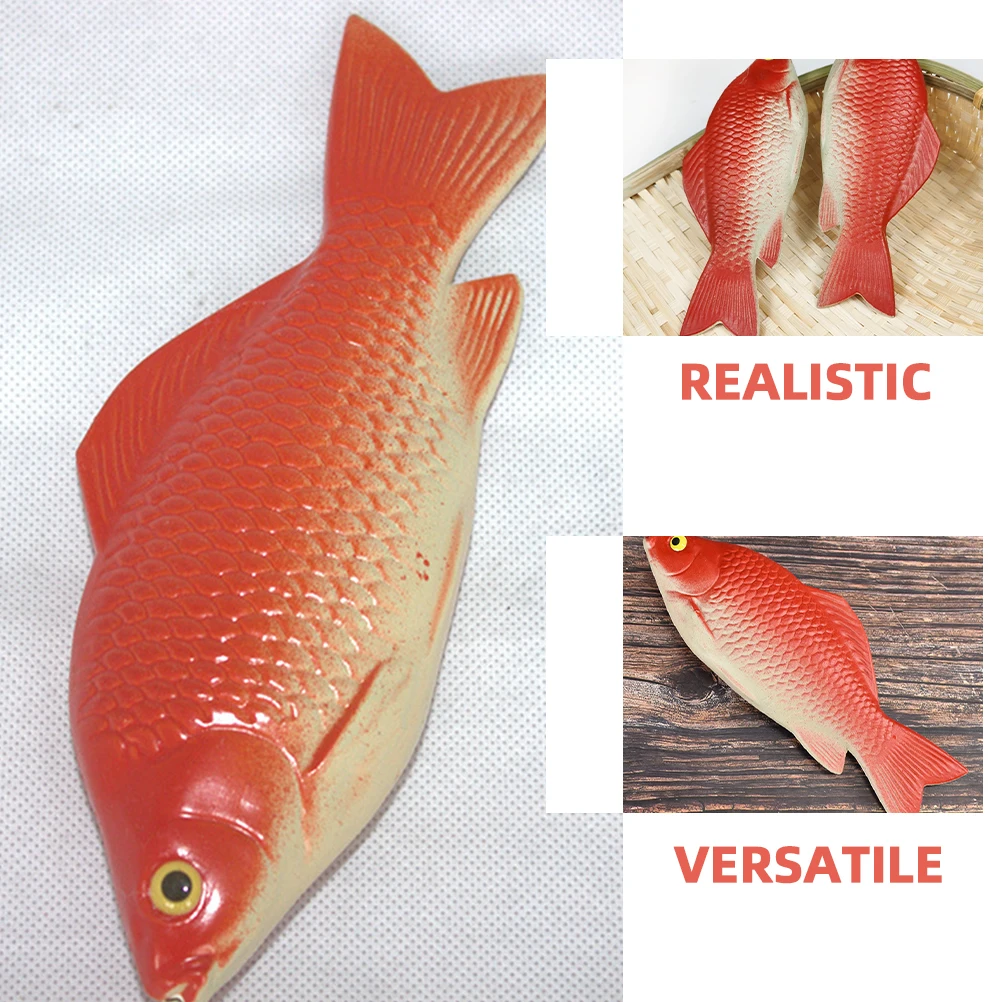 

4 Pcs Artificial Fish Tank Decorations Toy Fake Realistic Colored Ornament Model Props
