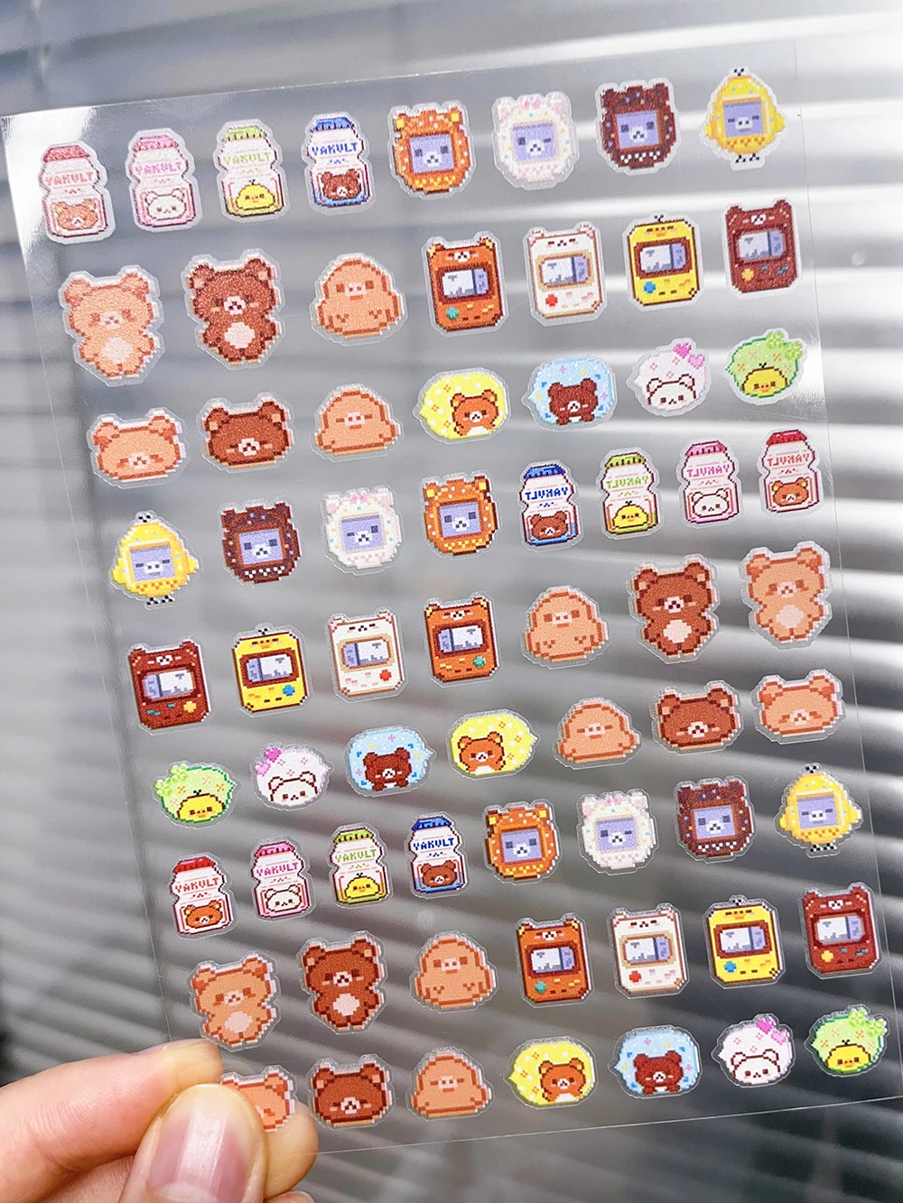 2026 Sommer Neu Rilakkuma Süße Nagelkunst-Aufkleber Japanische Cartoons Kleiner Bär DIY PVC Wasserdichter Selbstklebender Schiebeaufkleber – Detail 4