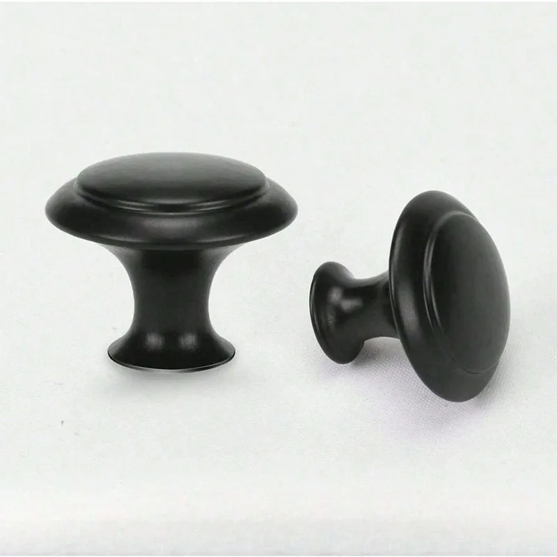 10/20pcs Matte Black Cabinet Knobs - 1