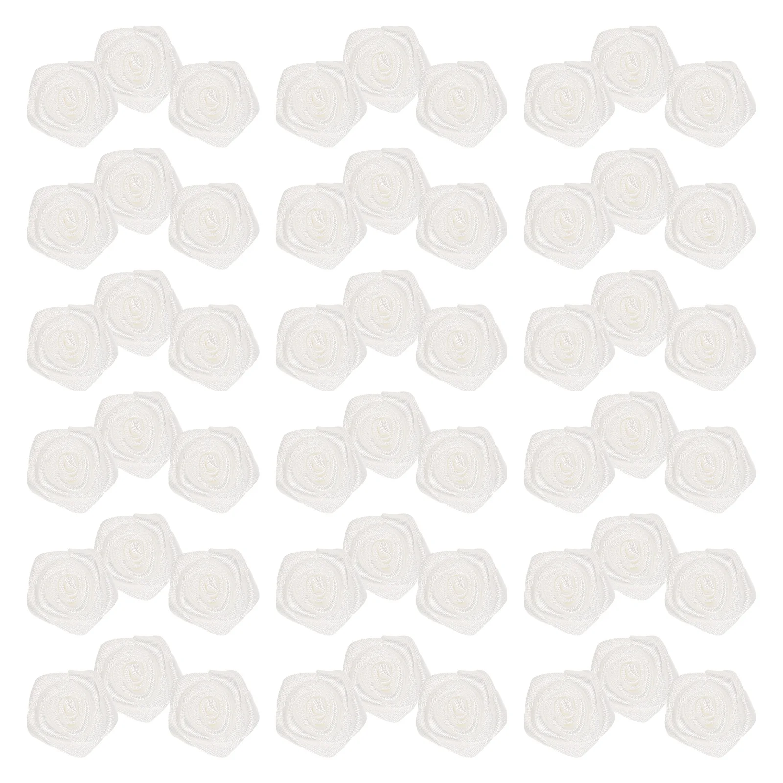 

100 pcs Silk Ribbon Roses Diy Sewing Accessories For Clothes Bags Crafts Embroidery Appliques Decoration Garment Jewelry Making