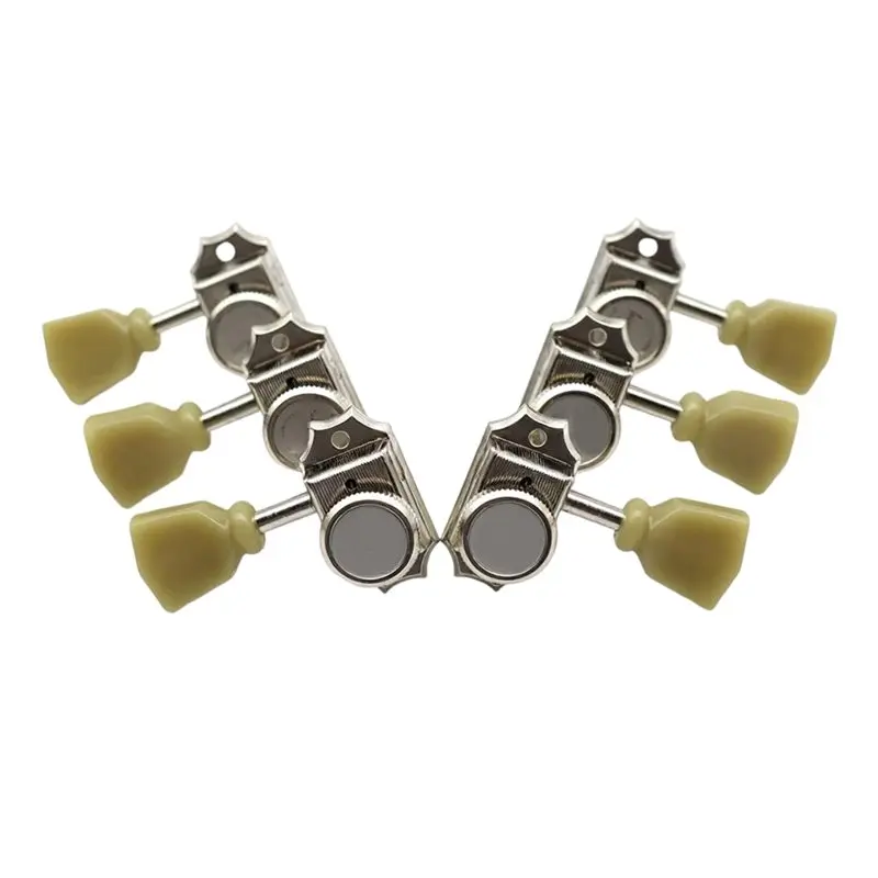 

Тюнеры для гитары FSTE с креплением на отверстия 8 мм, фиксирующие, в ретро-стиле, 3L3R