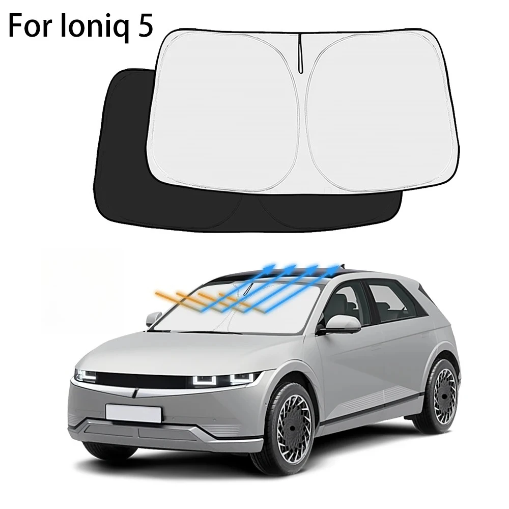 

For Hyundai Ioniq 5 2022-2025 Car Windshield Sunshade Cover Front Window Sun Shade Visor Car Interior Accessories UV Protection