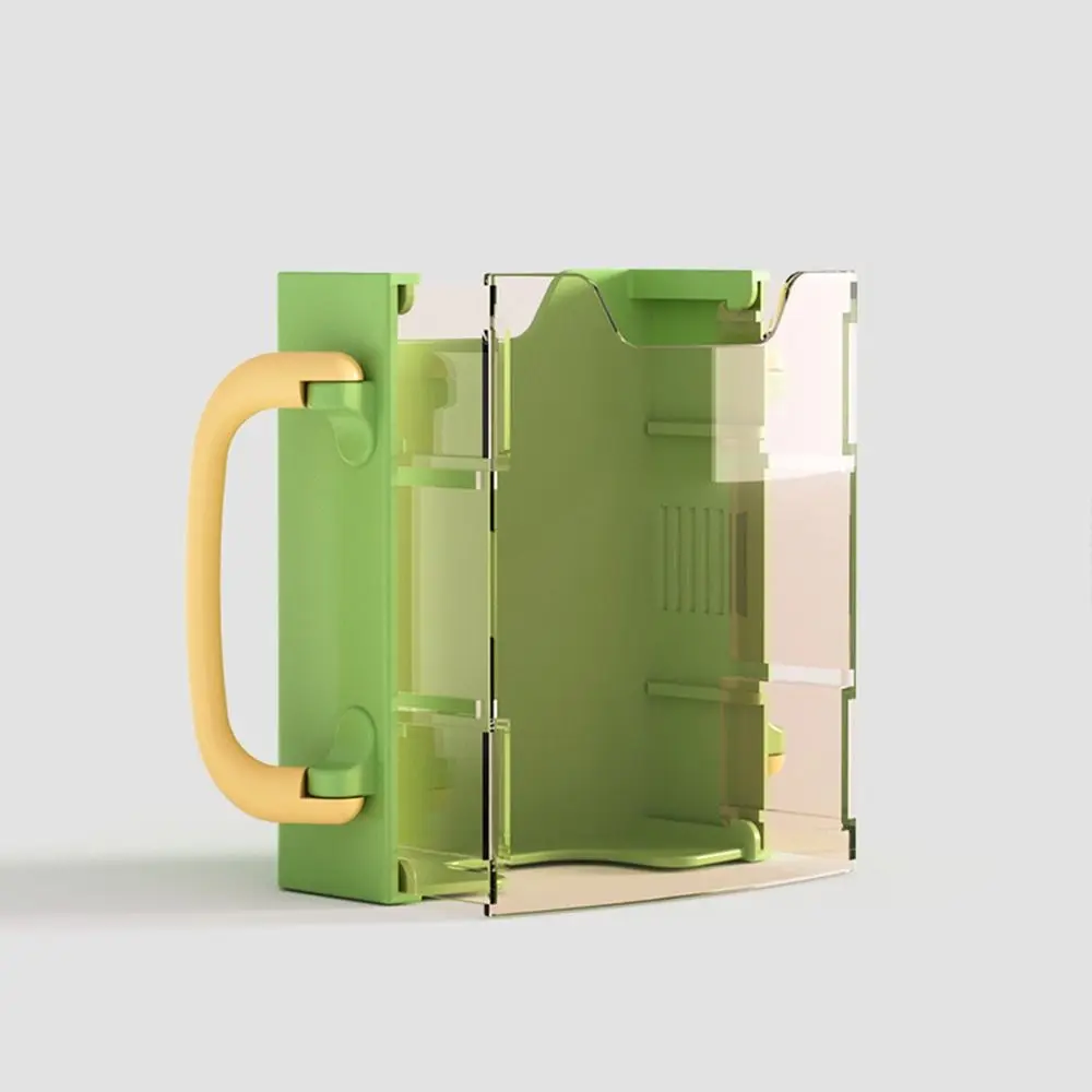 Practical Milk Box Kids Juice Box Holder Self-Help Adjustable Handles Water Cup Tool Food Storage Drinking Storage Box Baby