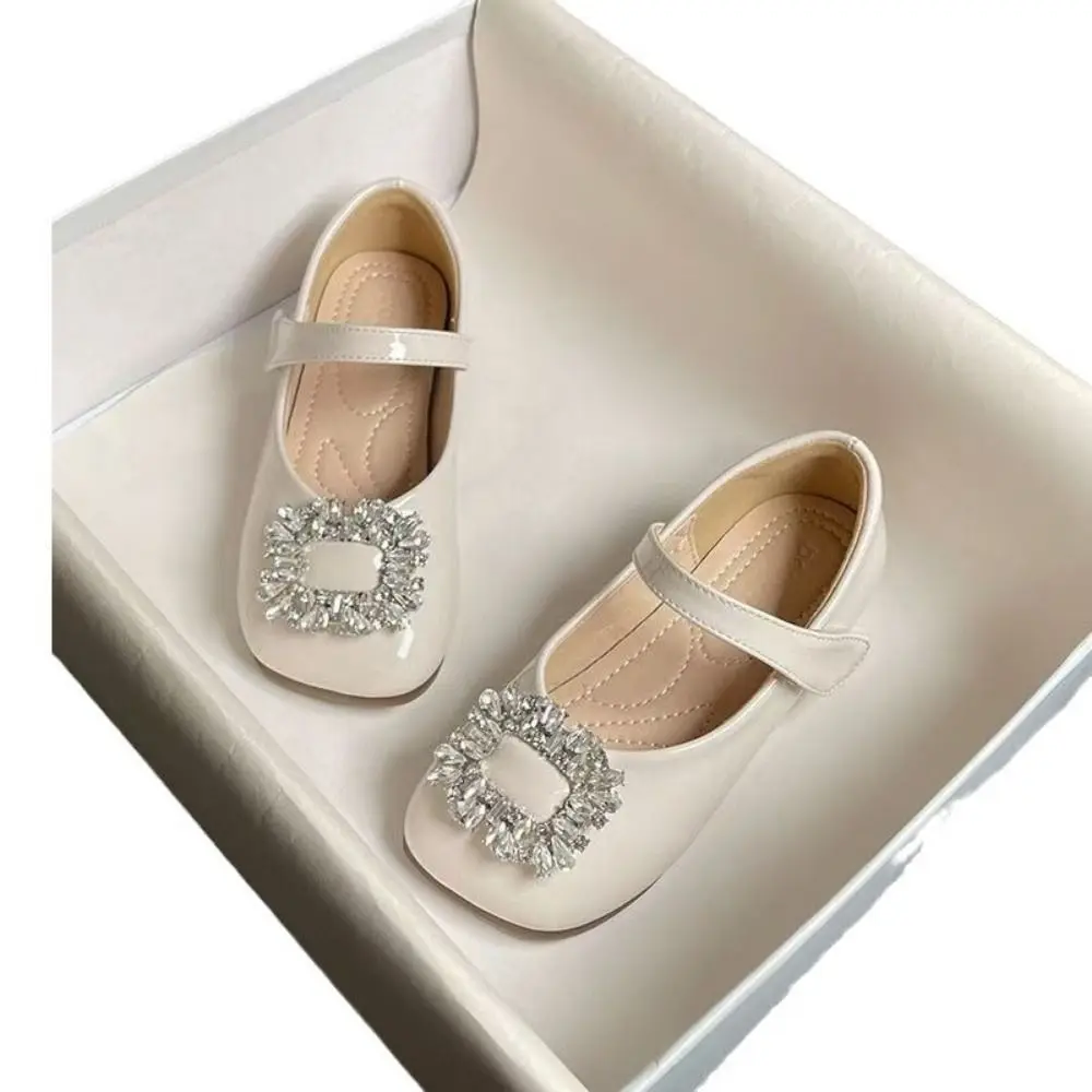 

PU Children Leather Shoes Mary Jane Shoe Soft Soled Shoes Slip-on Style Lightweight Girl Princess Shoe Spring Season