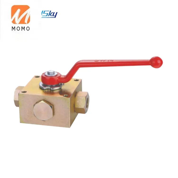 gate Multi-way with thread connectors high pressure ball valve KH3 / 4-M36x2 315 500bar DN 18mm