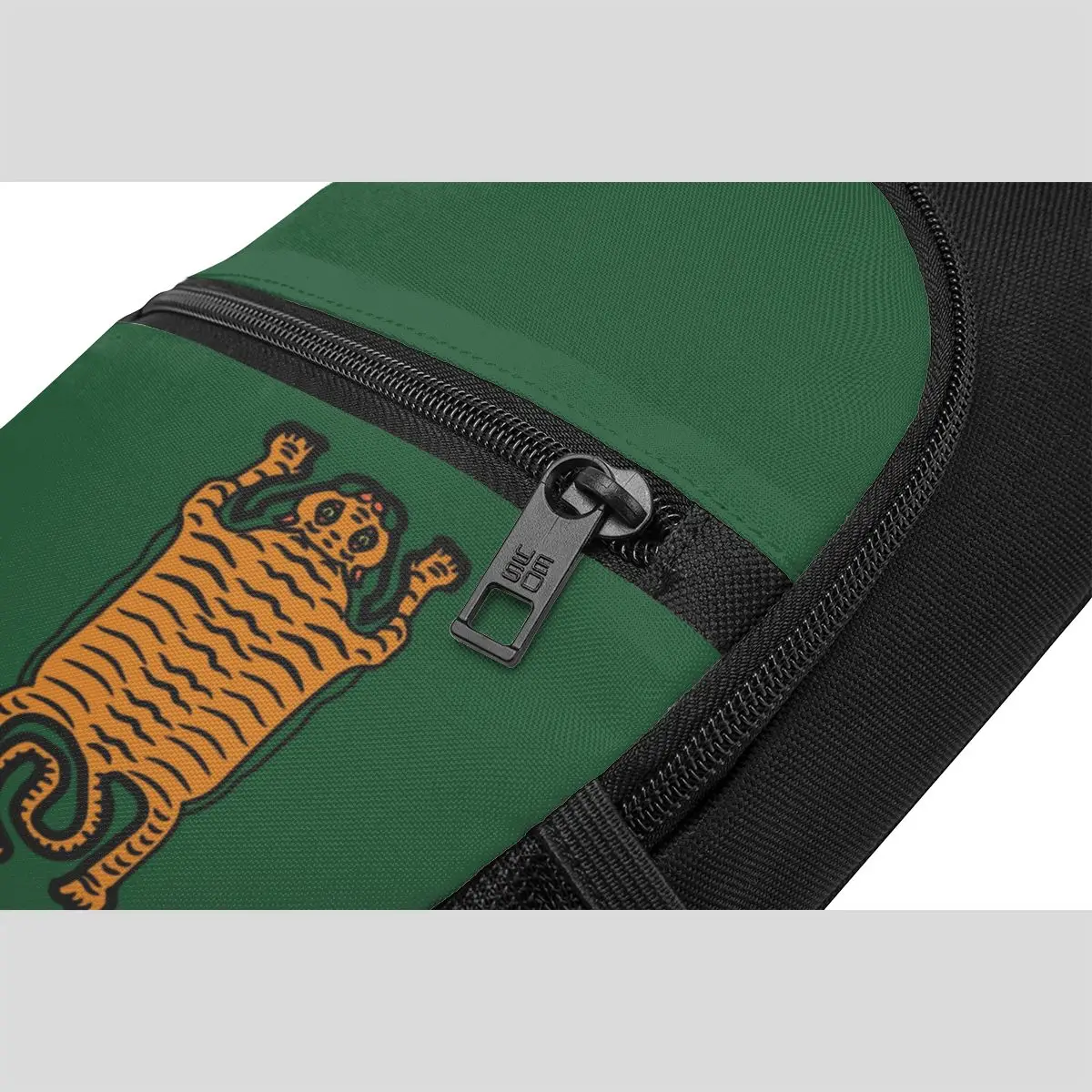Tibetan Tiger Rug (2) Chest Bag Men Sling Crossbody Backpack Chest Bag Traveling Hiking Daypack Shoulder Bag