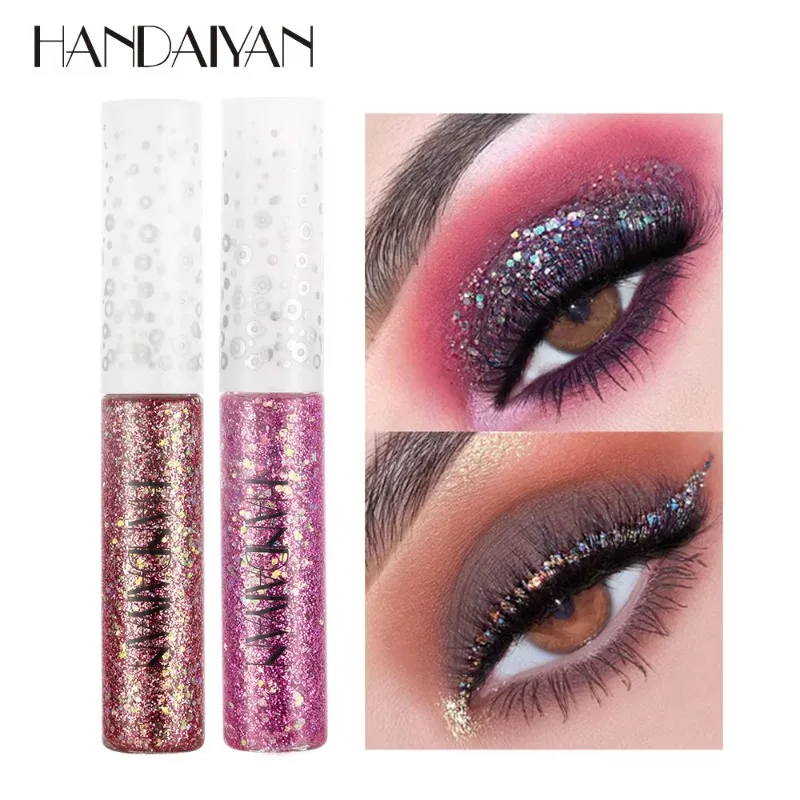 Glitter Shine Vloeibare Eyeliner Gel Kleurrijke Eyeliner Pen Ogen Sneldrogende Ooglidliners Make-up Cosmetica