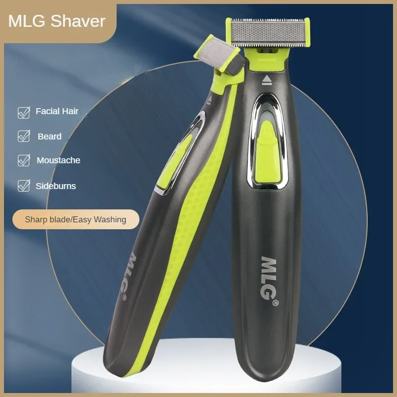 MLG Electric Body Shaver for Men & Women USB T-shaped Blade Trimmer for Armpit Hair Removal Epilator Beard Hair Trimmer