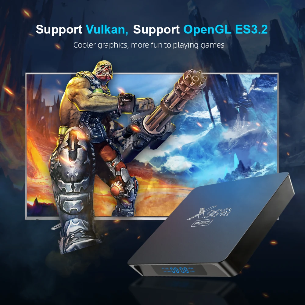 X96Q PRO Android TV BOX Allwinner H313 WIFi HDR10 4K 2GB 16GB Media Player Asisten Suara X96Q Pro Android 10 Set Top Box Pintar