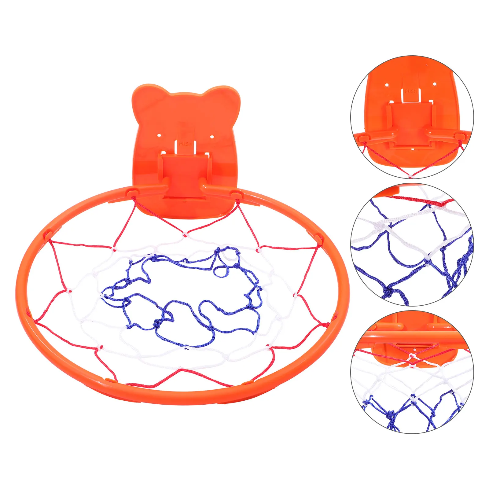 

Wall Mounted Basketball Hoop Frame for Bedroom Indoor Hanging Rim Kids Toy Children Model