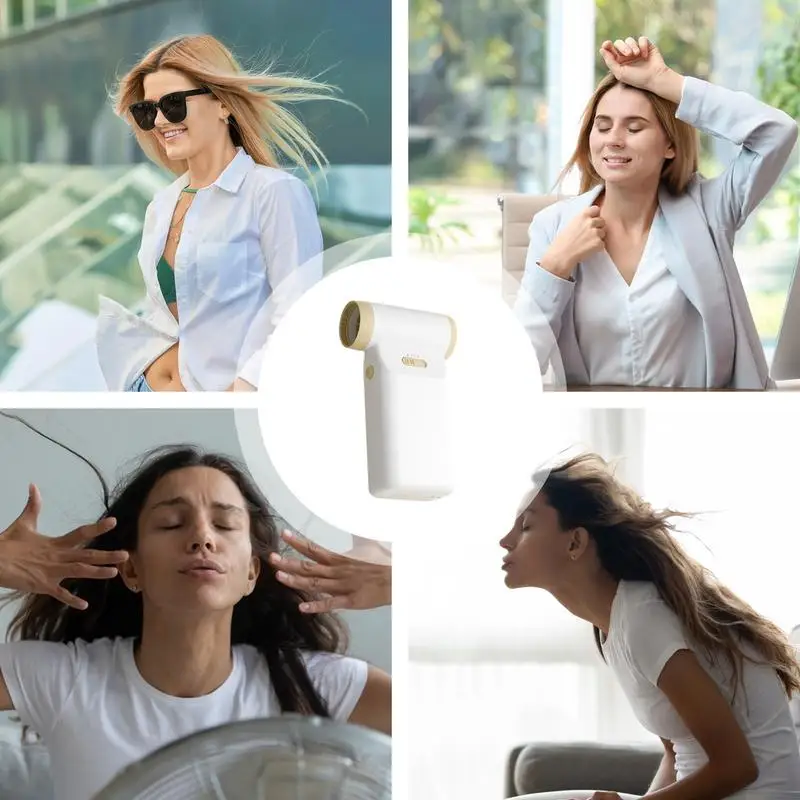 Portable Air Duster Brushless Turbofan Mini Air Blower With 110000 RPM Pocket Size 3-Speed Adjustable Multipurpose For Floors