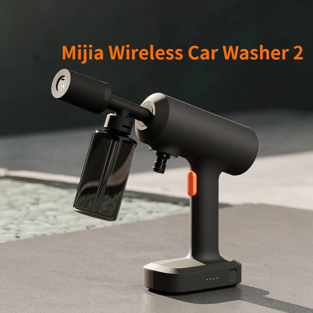 2024 Original Mijia Wireless Car Washer 2 160L/h Large Water Volum Efficient Flushing High Pressure Wireless cleaning