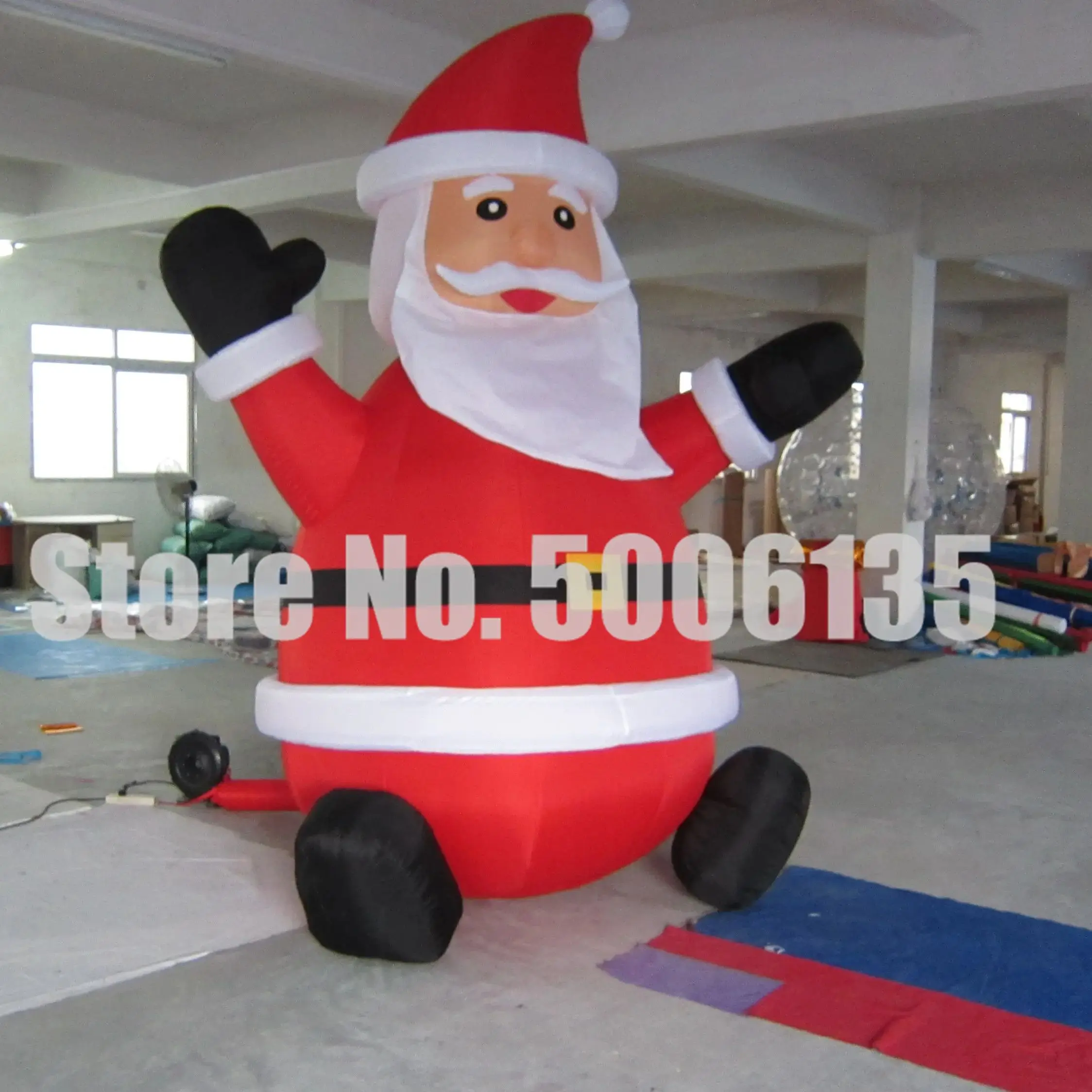 3-5M Inflatable Christmas Decorations Giant Santa Claus Xmas Snowman Inflatable Ornament New Year Party Decor Kids Outdoor Toy