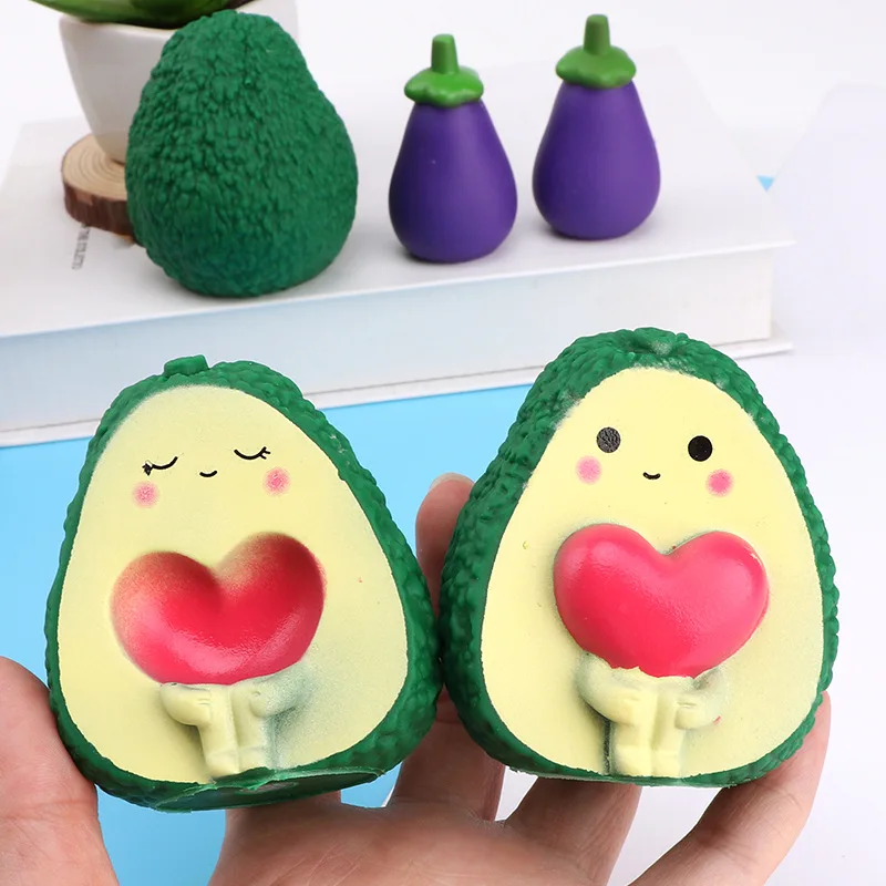 Novelty Funny Creative Cute Vegetable And Fruit Squeeze Will Scream Decompression Toys Cartoon Cute Fruit Decompression Toys