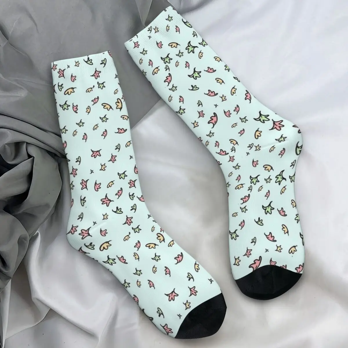 Heartstoppers Leaves Charlie And Nick Socks British Comedy Television Stockings Men's Climbing Socks Winter Anti Skid Socks