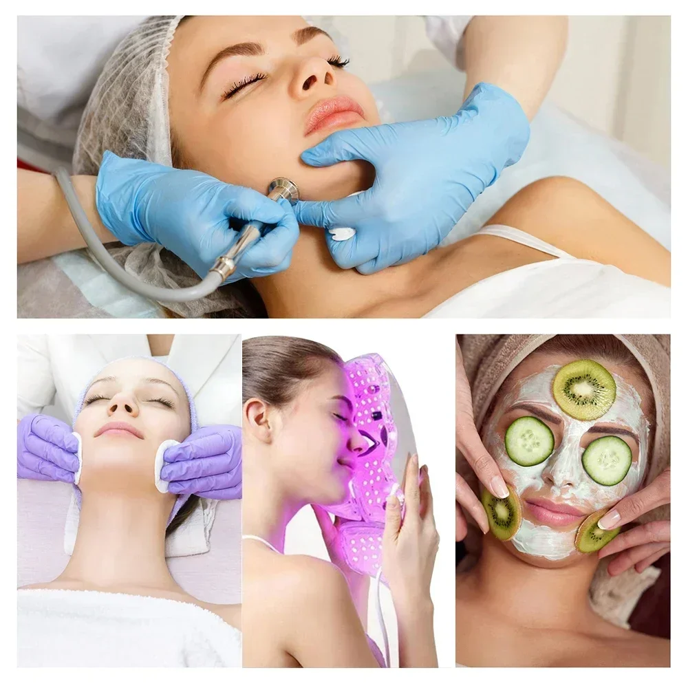 7-kleuren LED-gezichtsmasker met nek Roodlichttherapiemasker Huidverjonging Anti-acne Schoonheidsapparaat Gezichtslifting Stevige stimulator